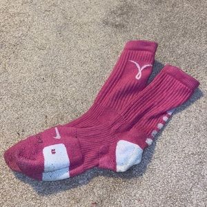 pink nike socks